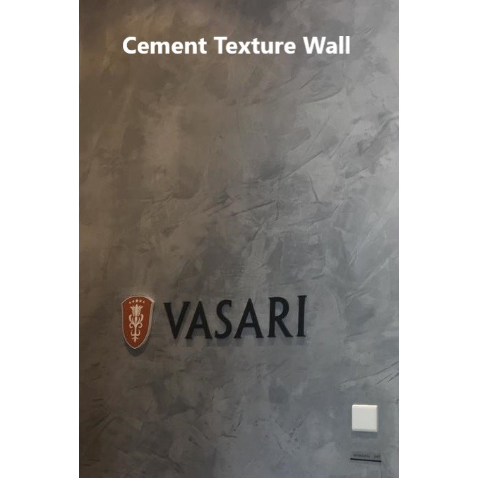 VASARI Cement Texture Wall painting for small room size 7 feet x 10 ...