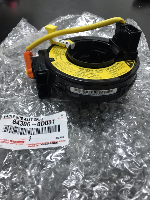 TOYOTA CLOCK SPRING VIOS NCP42 (2003-2007) ALTIS ZZE121 ZZE122 ORIGINAL ...