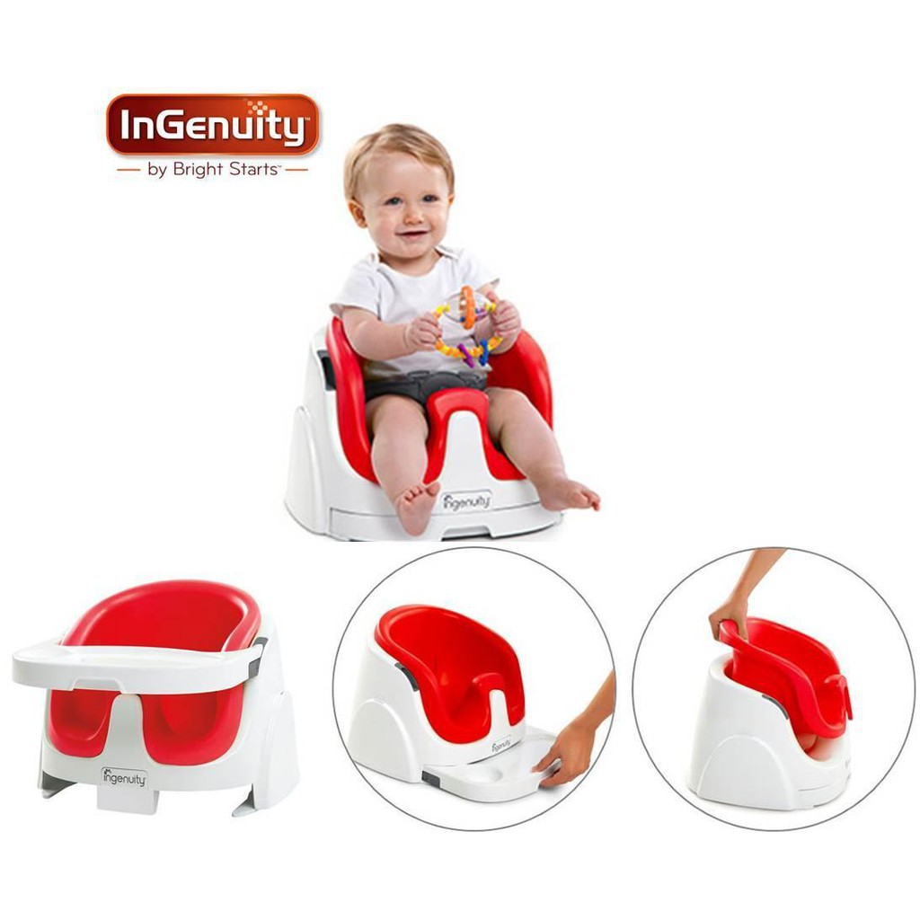 Ingenuity New Baby Base 2 in 1 Version 3.0 Baby Booster Feeding Chair Baby Chair 6 months