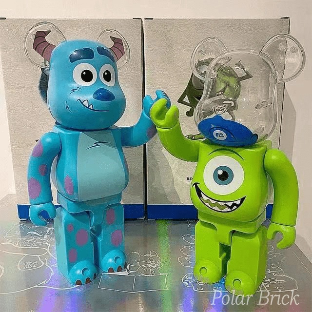 Medicom Toy BearBrick x Sulley & Mike 400% [ 1:1 Premium