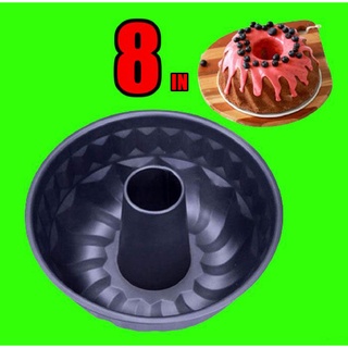 1pc Silicone Fluted Tube Cake Pan, Round Cake Mold For Baking