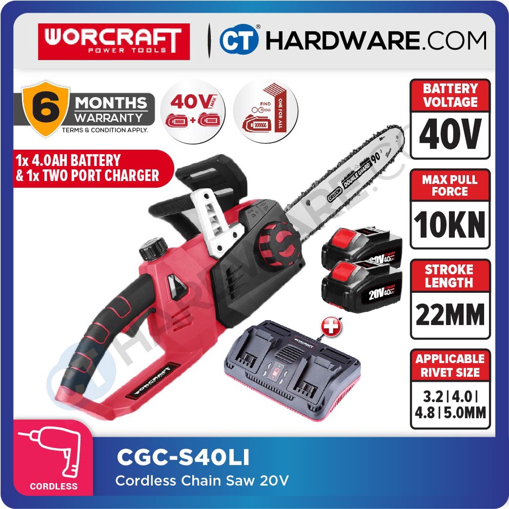 Fast Charger 20V CLC-20V-2.4 - Worcraft power tools