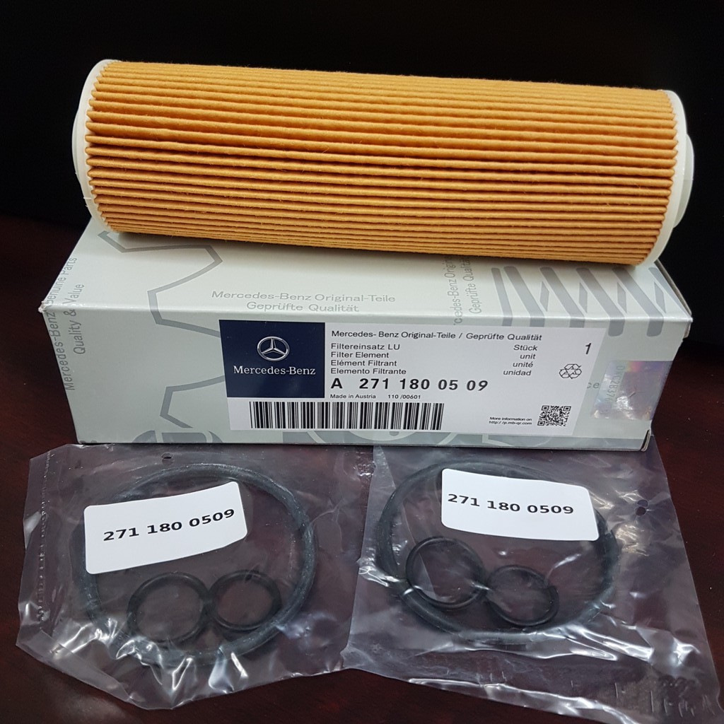 MERCEDES BENZ W204 OIL FILTER ( A2711800509)(E38H D106)( OX183/5) Shopee Malaysia