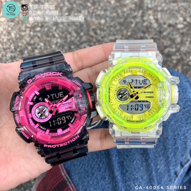 G-Shock Clear Skeleton Series GA-400 / GA-400SK-1A4 / GA-400SK