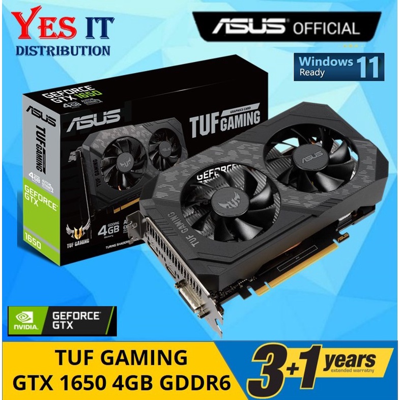 ASUS TUF GAMING GEFORCE GTX1650 / GTX1650S 4GB / DUAL RTX3050 8C