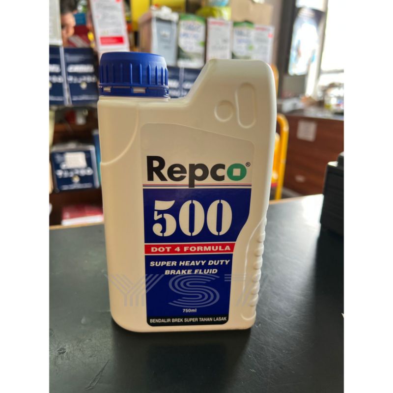ORIGINAL REPCO 500 FORMULA HEAVY DUTY BRAKE FLUID DOT4 (750ML
