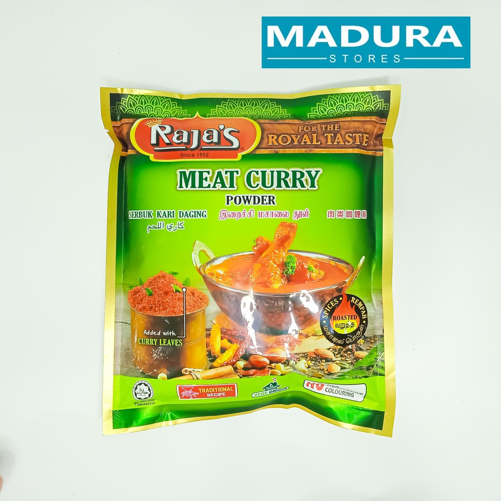 Raja's Meat Curry Powder 220g (Serbuk Kari Daging) | Shopee Malaysia