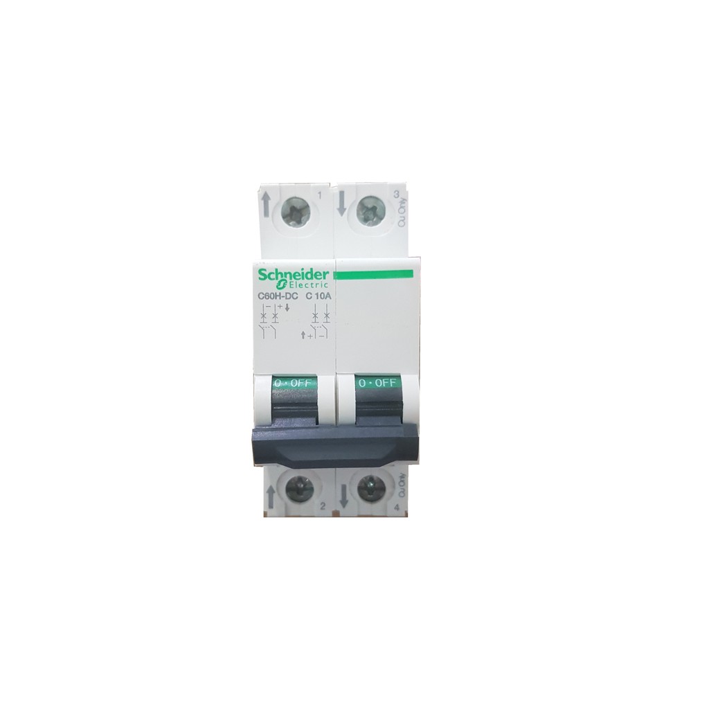 2 Disjoncteurs Schneider Electric C60H-DC C 10A - Courant Continu, Inutilisés, Neufs