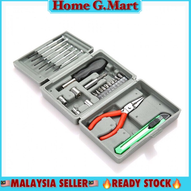 🔵🇲🇾READY STOCK🇲🇾 Mini 23 Pcs Screwdriver Complete Set Tool Kit | Shopee ...