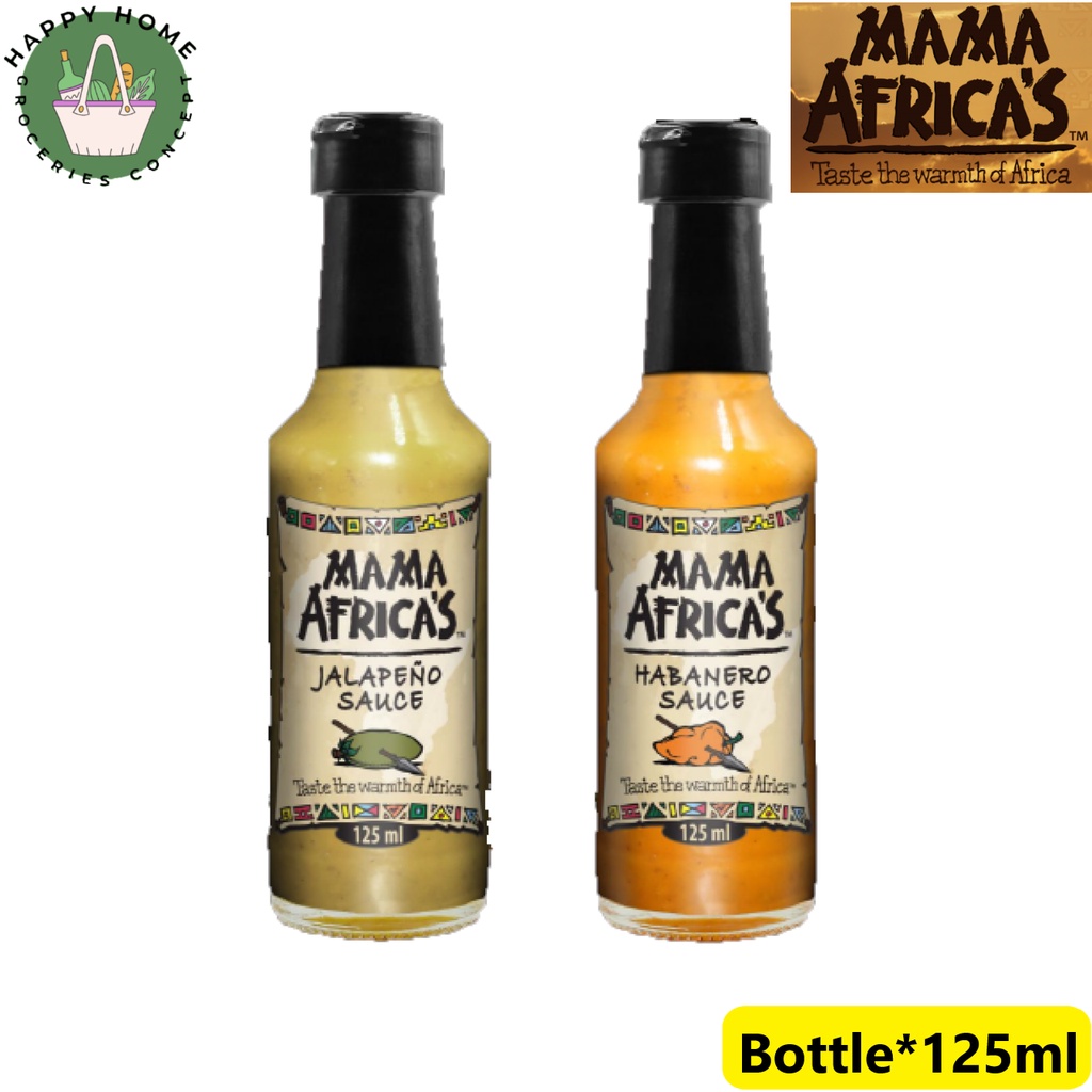 Mama Africa's Zulu Jalapeno Sauce / Habanero Sauce (Bottle*125ml