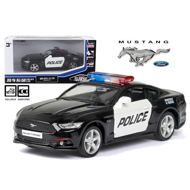 Mustang police sale car toy