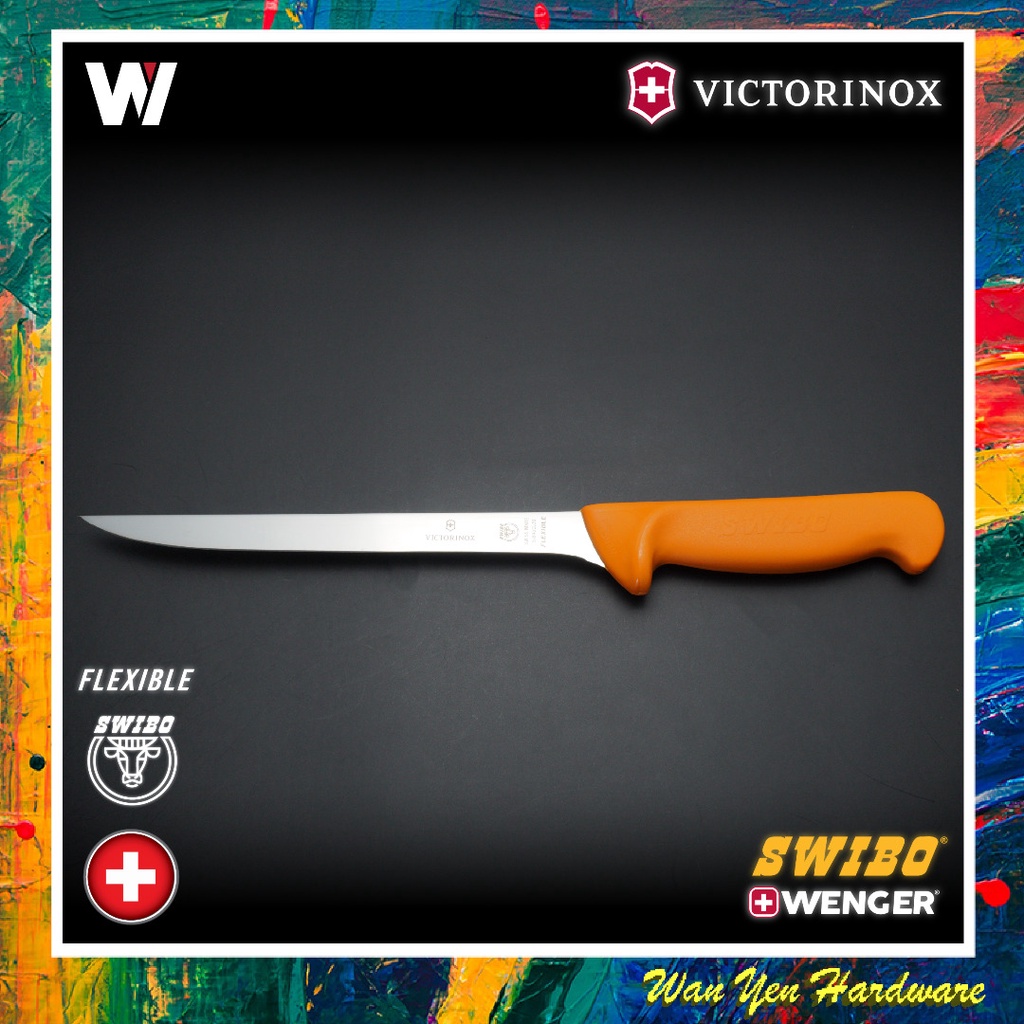 Premium Victorinox Swibo 7" / 20cm Fish Filleting Knife / Pisau Tulang ...