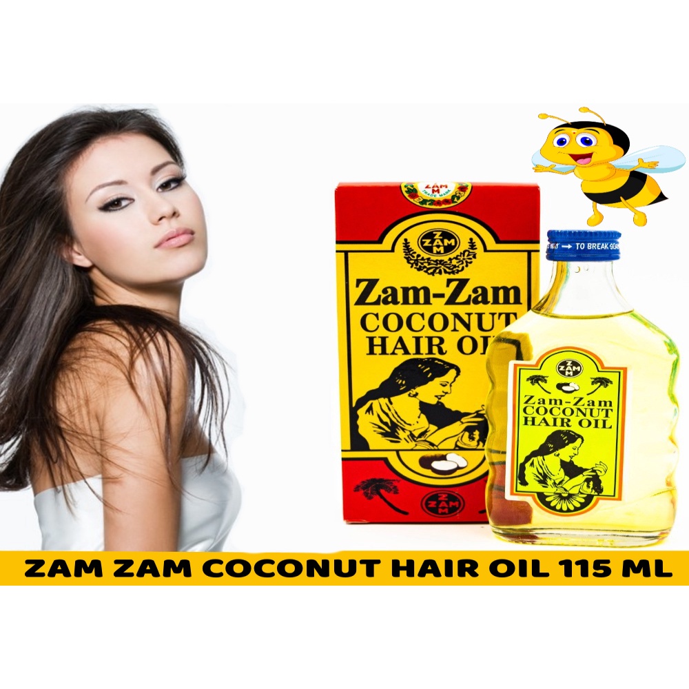 Zam Zam Coconut Hair Oil minyak ajaib penumbuh rambut zamzam Shri