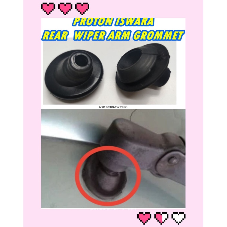 proton iswara / saga aeroback rear wiper arm grommet | Shopee Malaysia