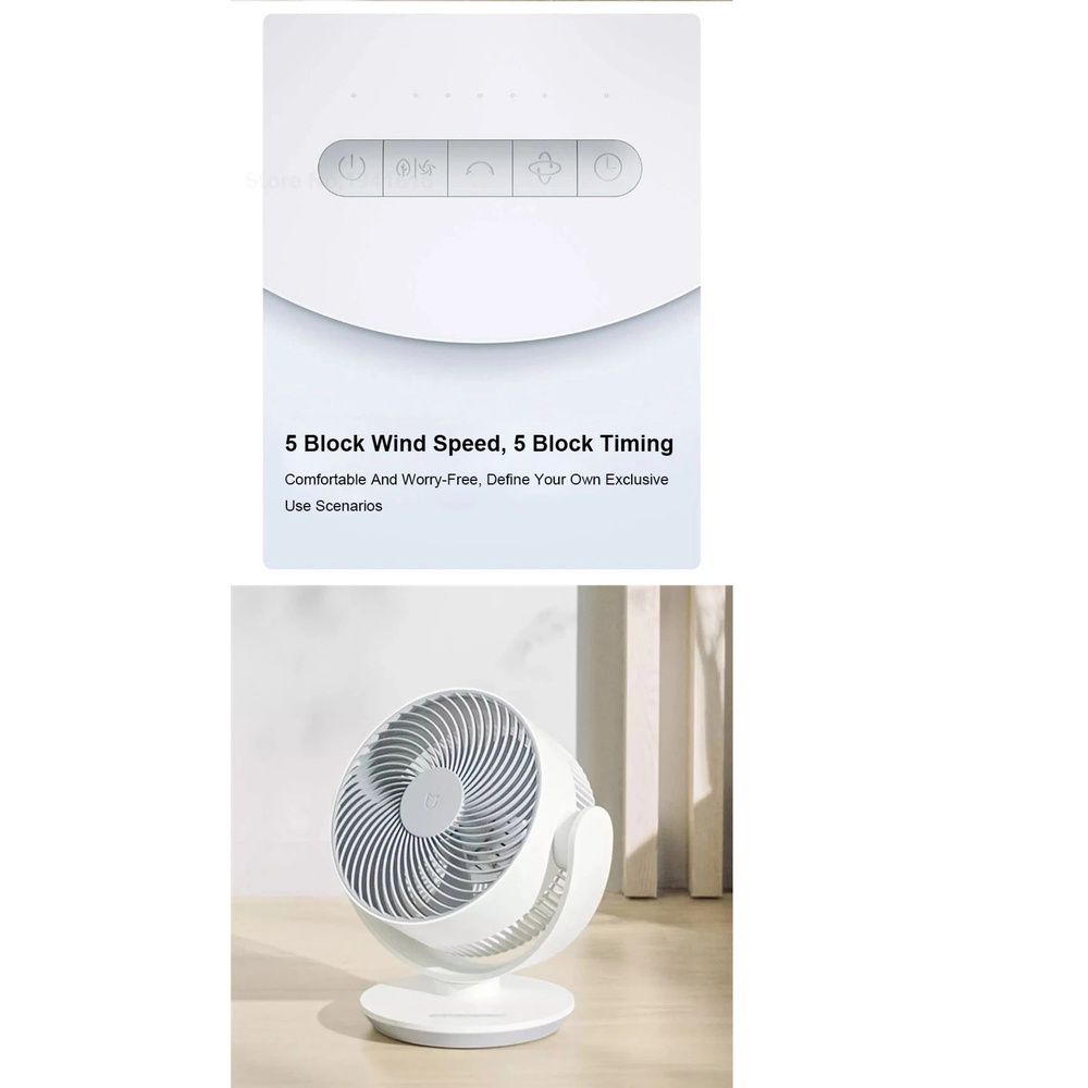 Xiaomi Fan Mijia Desktop Smart Rotate Desk Fan DC Kipas Meja Rotation ...