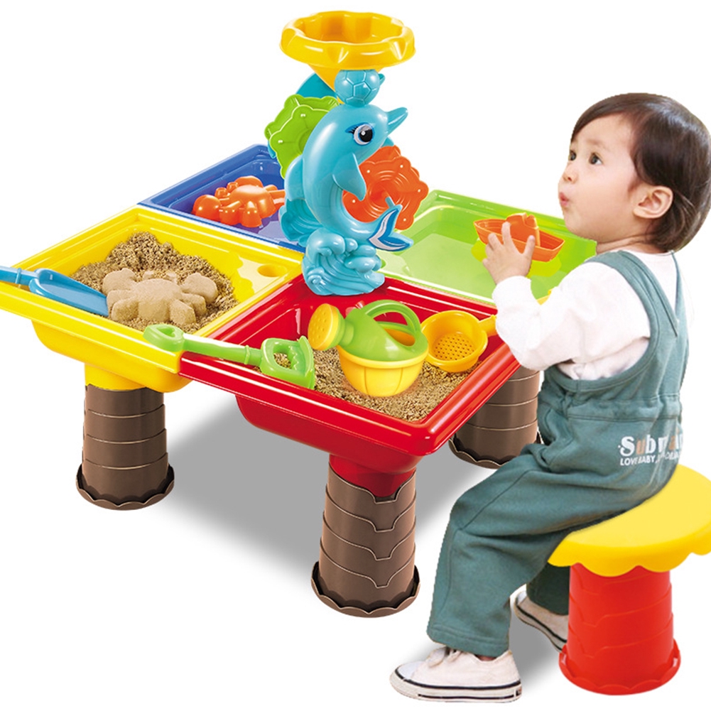 Children Desk Digging Pit Bucket Outdoor Toys For Kids Seaside Beach ...