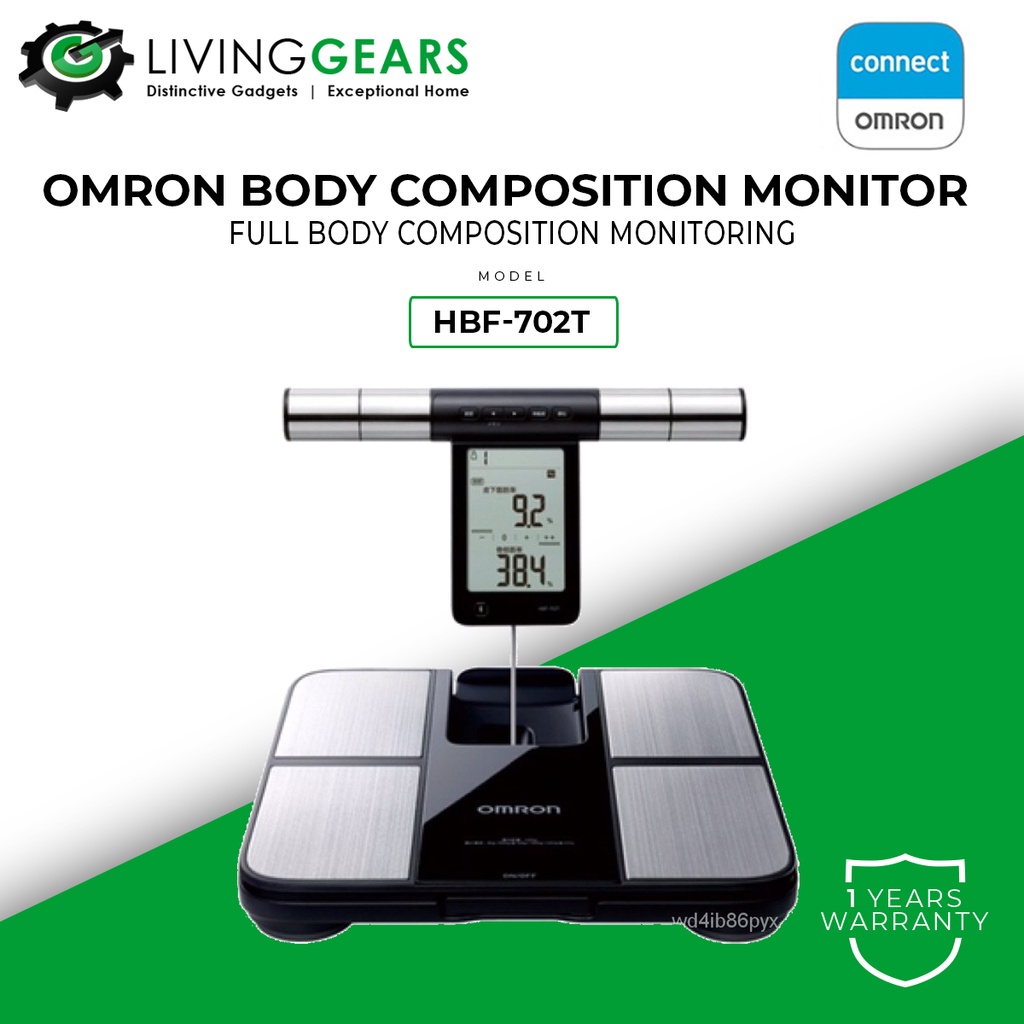 Omron Body Composition Monitor HBF702T Bluetooth OmronConnect App