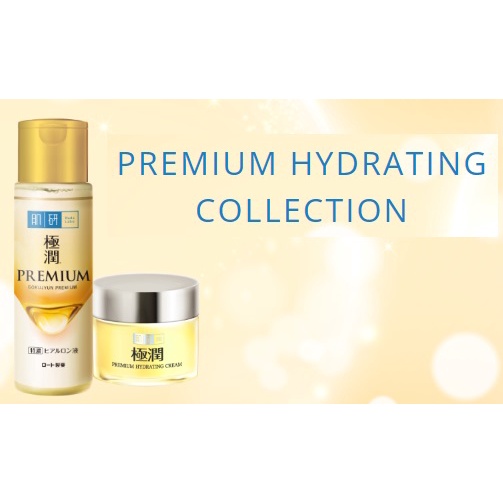 Hada Labo Premium Hydrating Lotion 170ml, Premium Cream 50g (pelembap