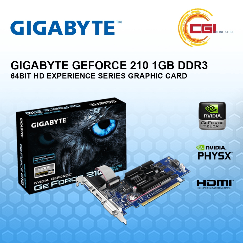 Gigabyte ge force discount 210