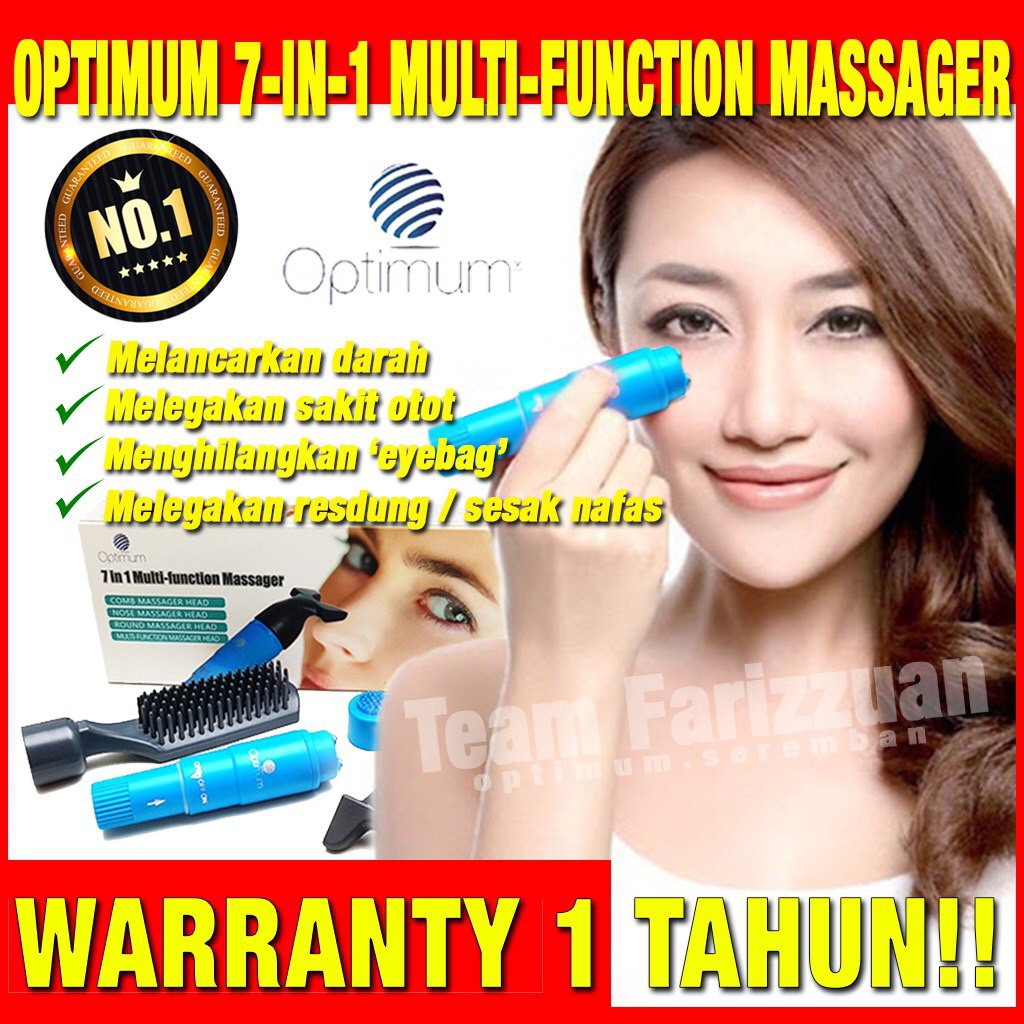 {💥🔥BEST BUY & READY STOCK‼️ 💥🔥} Optimum 7-in-1 Multi-function Massager ...