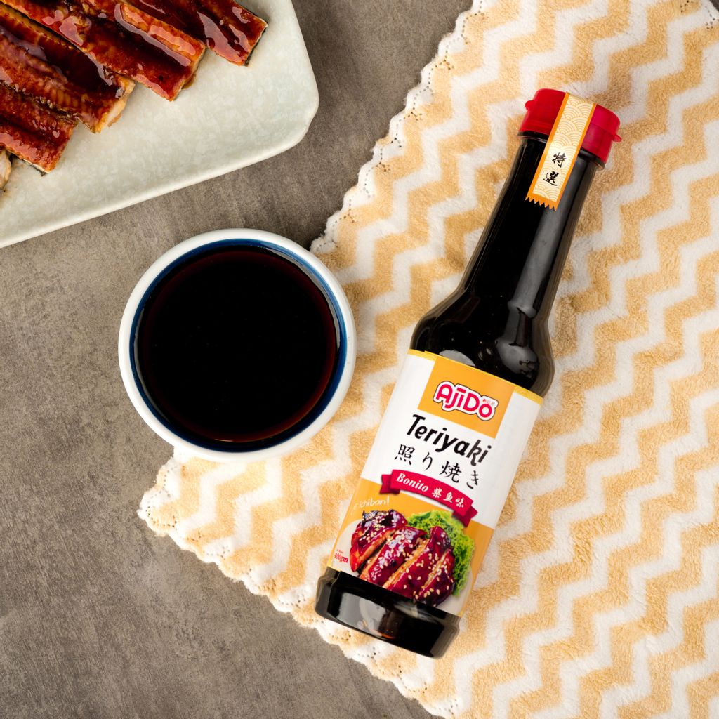 AJIDO Japanese Teriyaki Sauce ( BONITO) HALAL 日式照烧酱 柴鱼口味 400g Shopee