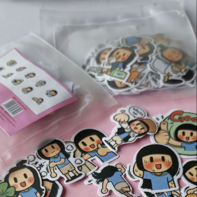 Smile Brush Sticker Pack 贴纸包 | Shopee Malaysia