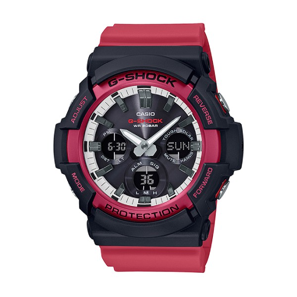 Casio G Shock GAS 100 Lineup Special Color Model Red Resin Band Watch GAS100RB 1A GAS 100RB 1A Shopee Malaysia