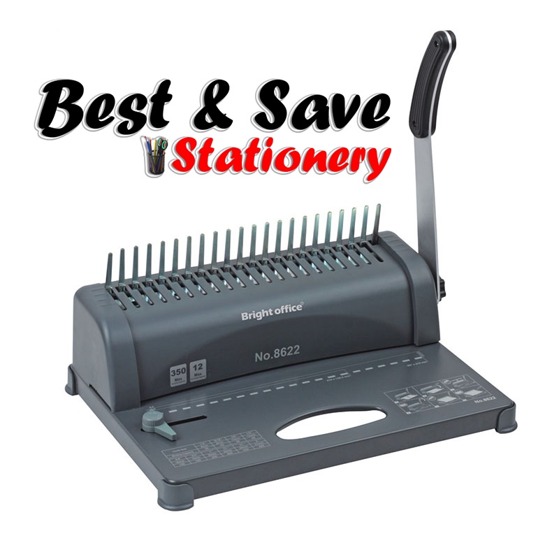 ( READY STOCK ) 8622 A4 BRIGHT OFFICE COMB BINDING MACHINE SCHOOL