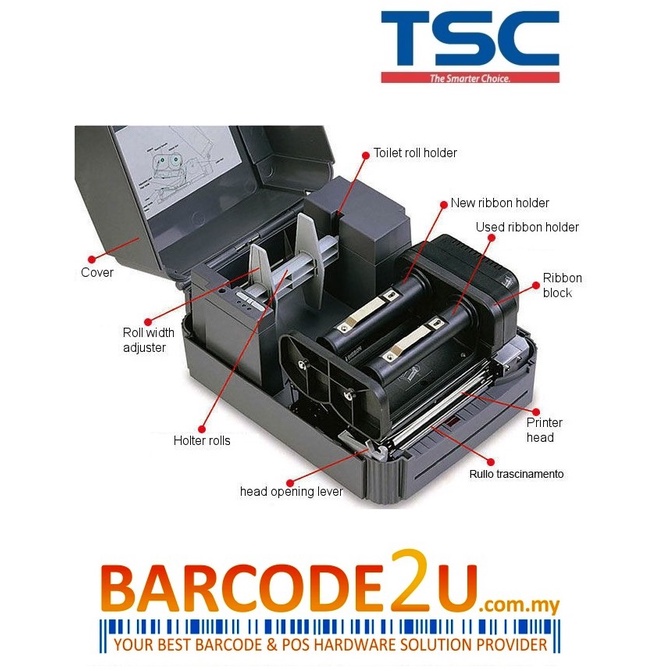 TSC TTP 244 Pro , PE200 Barcode Label Printer | Shopee Malaysia