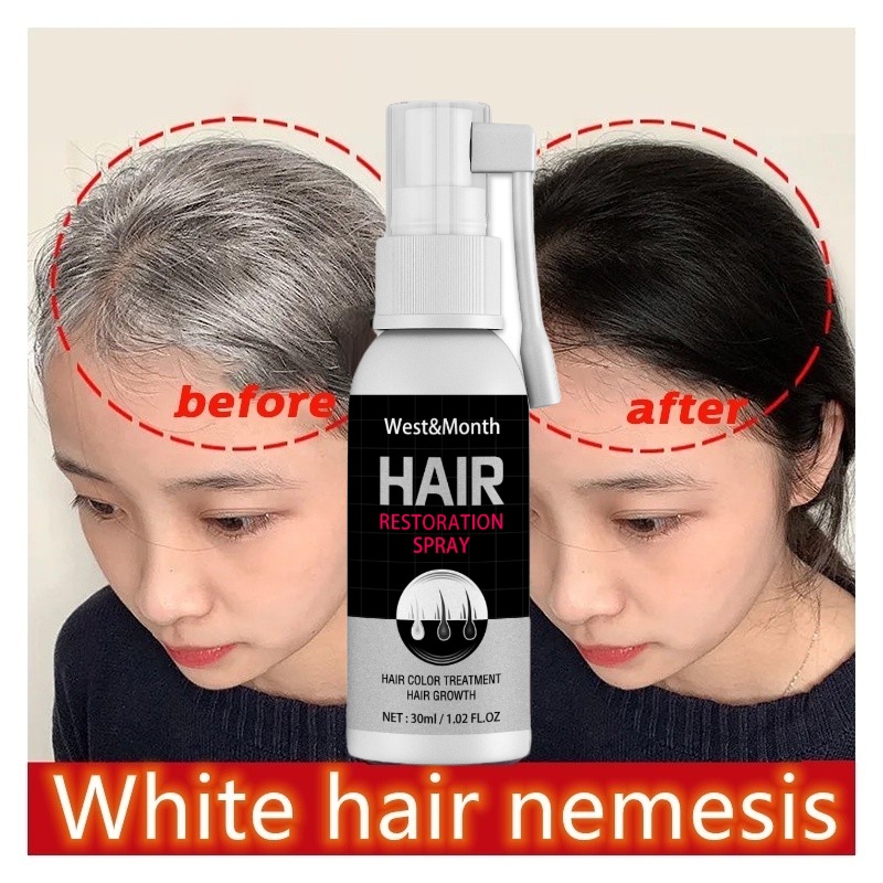 Black hair spray White Hair Turn Black Polygonum Multiflorum Essence