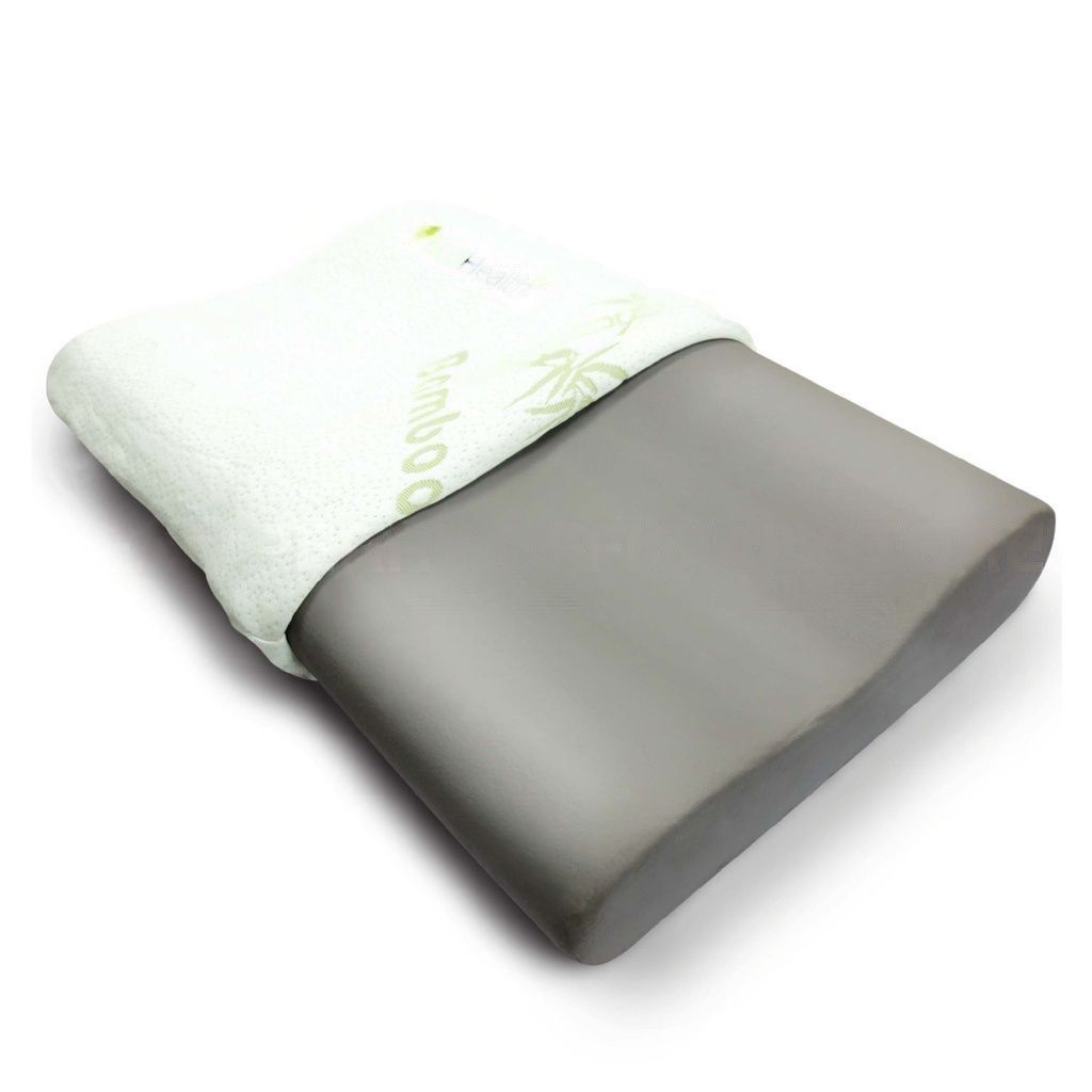 Jean perry bamboo charcoal contour memory pillow hot sale