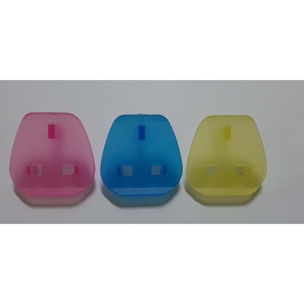 13A 2 Pin to 3 Pin Converter Adaptor Safety Plug Key Easy for 2 Pin