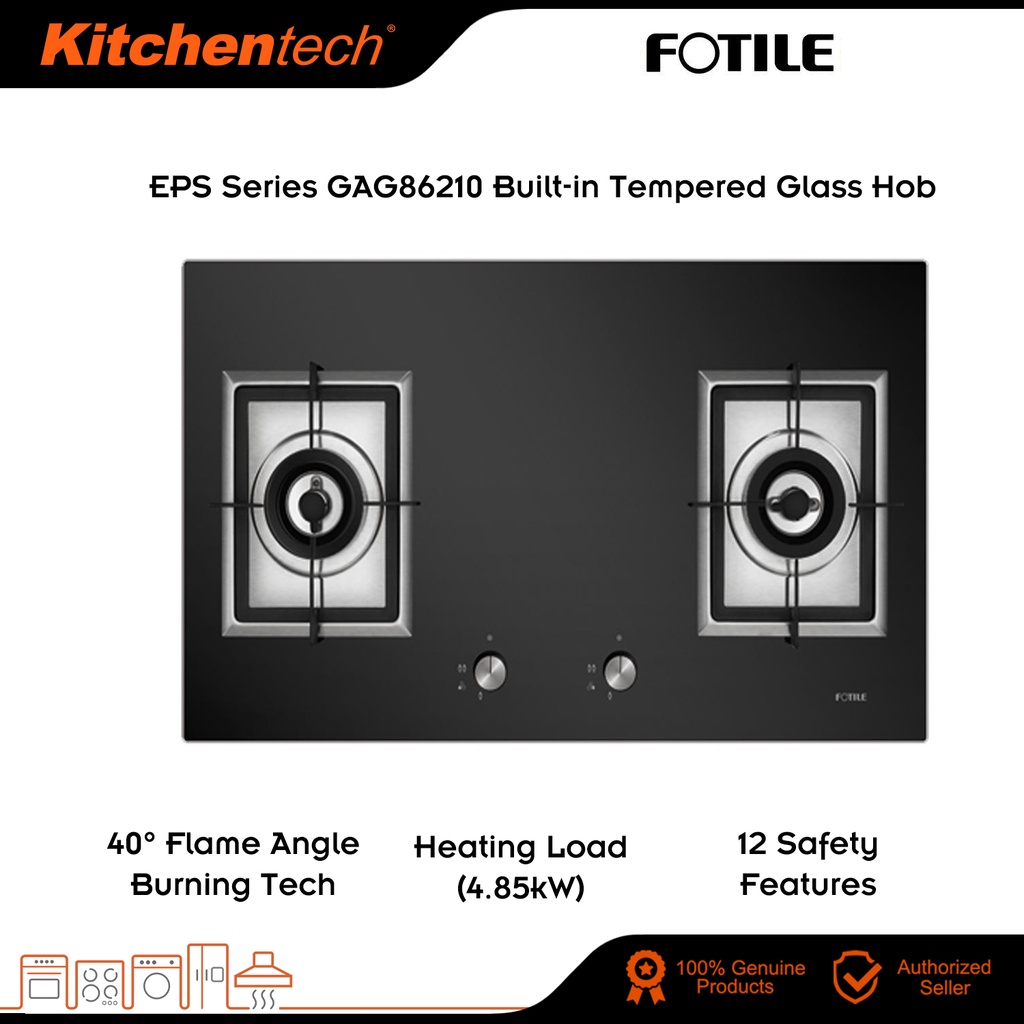[SHOWROOM CLEARANCE] Fotile EPS Series GAG86210 Built In Gas Hob with