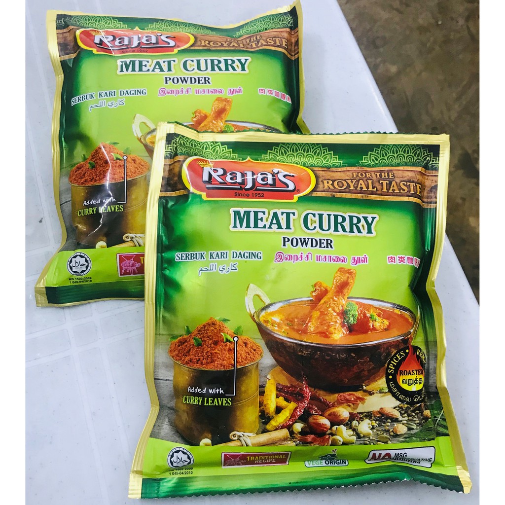 Raja's Meat Curry Powder 250g | Shopee Malaysia