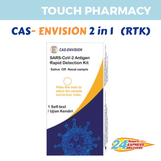 (EXP 1/2025) CASENVISION Covid19 Saliva / Nasal Self Test Kit 1s