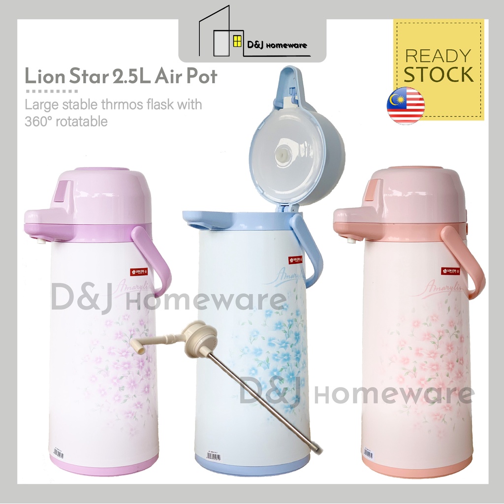 Lion Star AP 1 Air Pot Vacuum Flask Hot Water Thermos Flask 2.5L