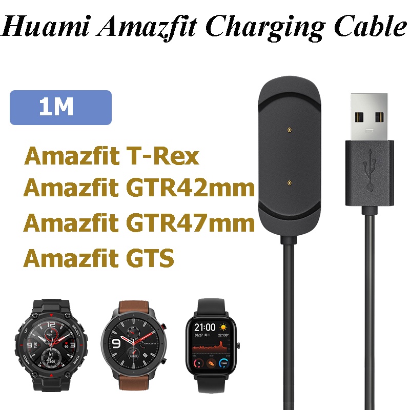 Cable Cargador Compatible con Amazfit GTR (42mm 47mm) / GTS