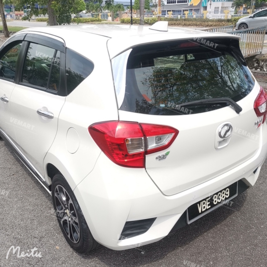 Vemart perodua myvi gen3 gm3 2018-2023 rear spoiler side garnish ...