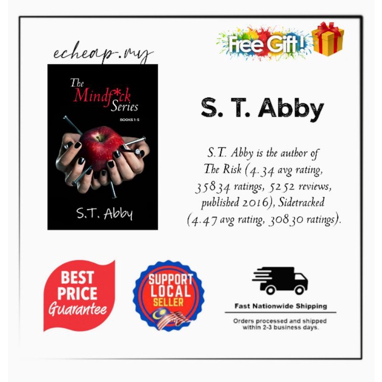 Mindf*ck Series Complete 1-5 by S.T. Abby | Shopee Malaysia
