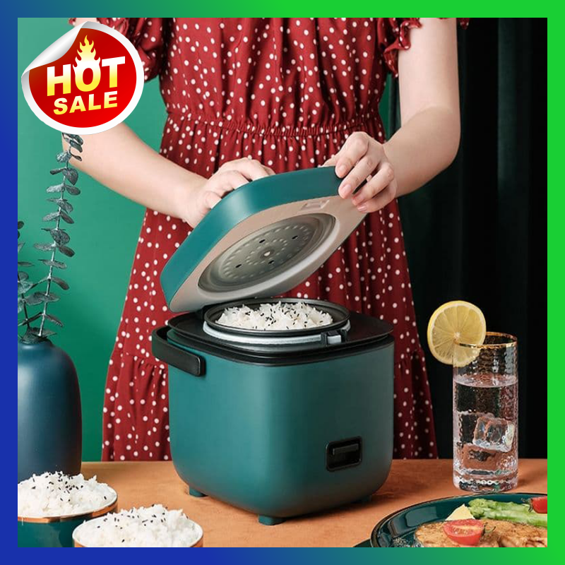 Rice Cooker Small, Mini Rice Cooker for 1-2 people, 1.2L Portable Electric  Rice Cooker with 6 Cooking Functions, Nonstick Inner Pot, Smart Control