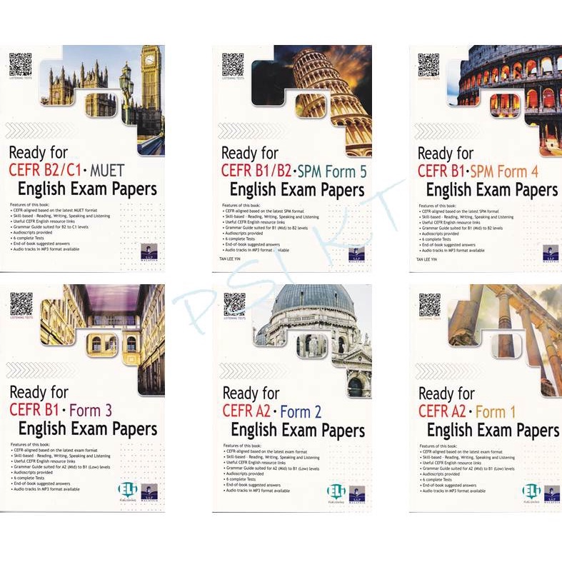 (SAP) READY FOR CEFR A2/B1/B2/C2 ENGLISH EXAM PAPERS (PT3/SPM/MUET ...