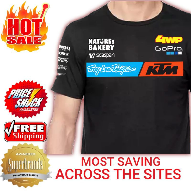 troy lee designs ktm t shirt