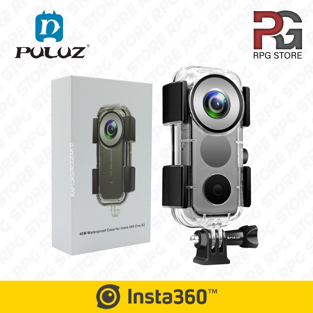 For Insta360 One RS 1-Inch 360 Edition PULUZ 40m Underwater Waterproof Housing Case main image 1
