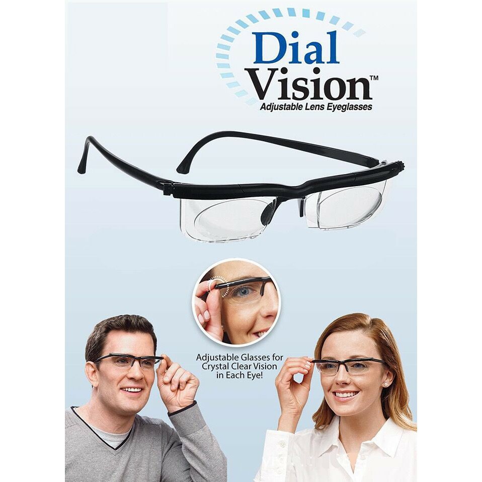 Dial Vision Adjustable Lens Eyeglasses Shopee Malaysia