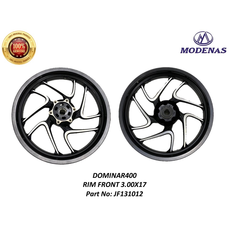 DOMINAR400 D400 Rim Front Hadapan 3.00X17 | Shopee Malaysia