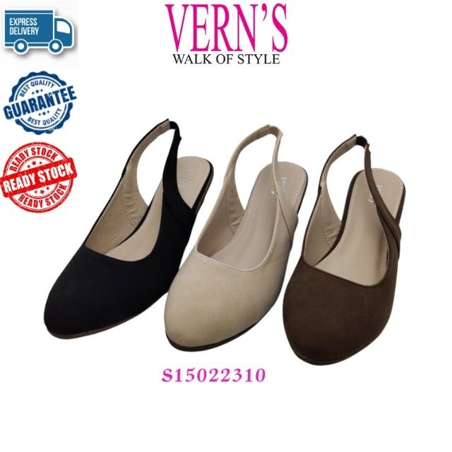 VERN'S Kasut Perempuan Wedges Pump Shoe S15022310 RM69.99 | Shopee Malaysia