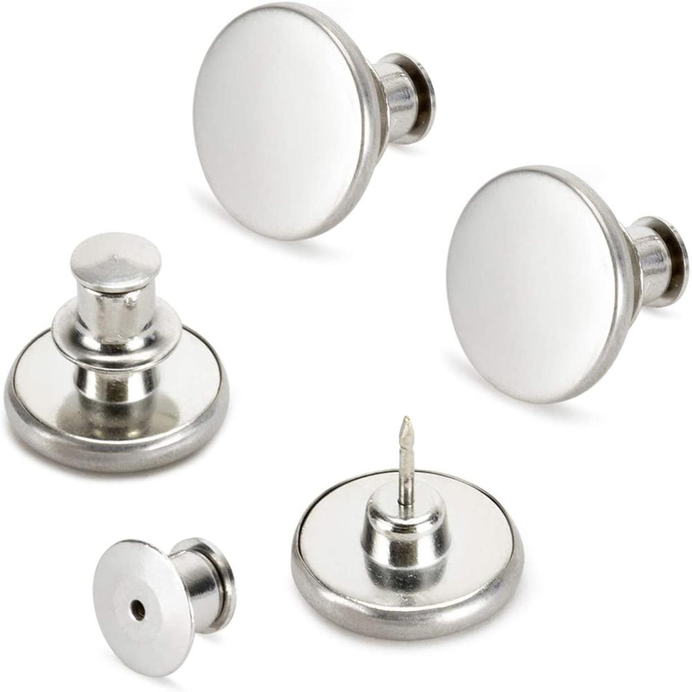 4 Pcs / set Alloy Detachable Jeans Buttons / Jeans Clip Snap Button ...