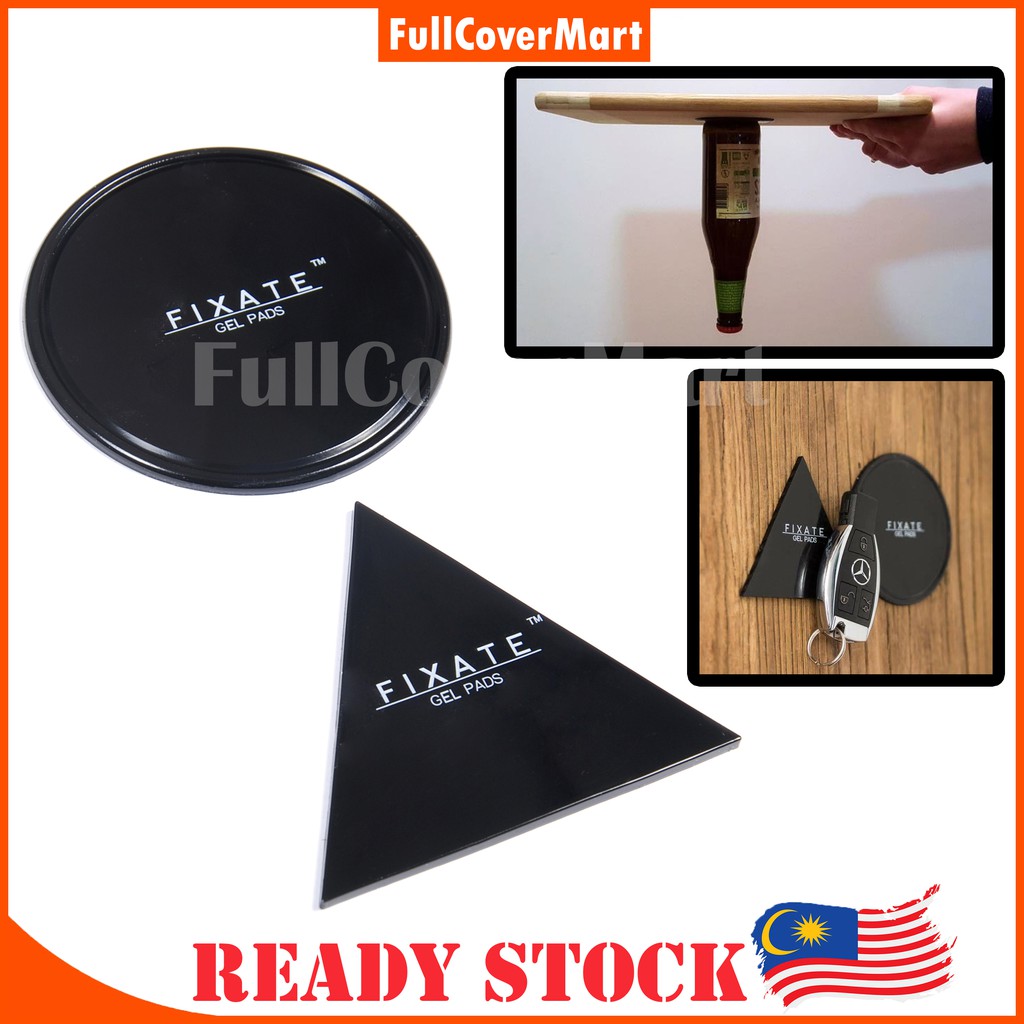 (HOL37) Super Powerful Fixate Gel Pad Strong Stick Reusable Washable ...
