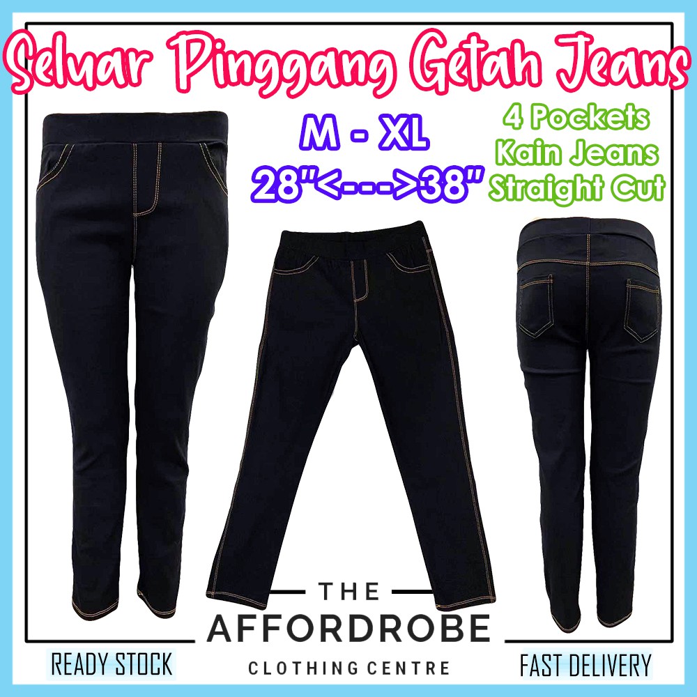 Seluar jeans hotsell perempuan plus size