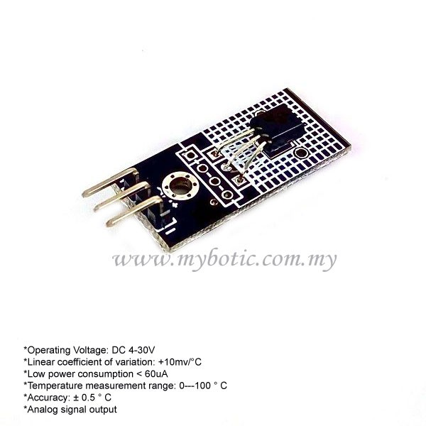 LM35 Analog Temperature Sensor Module | Shopee Malaysia